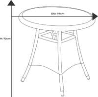 Hartman Eton Bistro Set