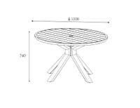 Hartman Sahara 4 Seat Round Set