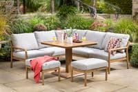 Hartman Sahara Square Casual Dining Set with Adjustable Table
