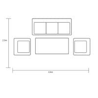 Hartman Siesta 3 Seat Sofa Lounge Set