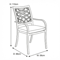 Hartman Tuscany 6 Seat Round Dining Set