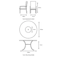 LG Outdoor Turin 6 Seat Dining Set