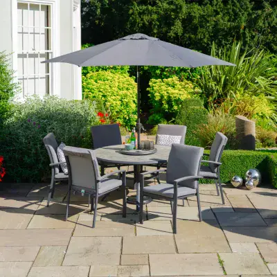 LG Outdoor Turin 6 Seat Dining Set