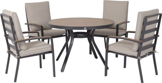 W Living Panama 4 Seat Dining Set