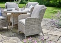 Wroxham Deluxe 4 Seat Round Dining Set