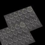 2 Sheets Tab Sticker Glue Adhesive Nail Tape Double sided Gel Clear Nails Tip