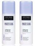 2 x JOHN FRIEDA FRIZZ EASE DREAM CURLS CURL PERFECTER GLOSSING HAIR SPRAY