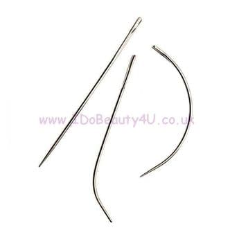 3 X Needle Weaving Thread Hair Extensions to Clips New