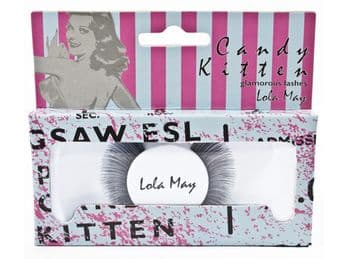 CANDY KITTEN LOLA MAY FALSE EYELASHES EYELASH LASH + GLUE 01