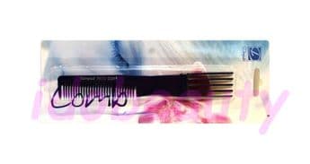 DIMPLES BLUE RIBBON PLASTIC TEASING  HAIR STYLING COMB NON METAL (H650)