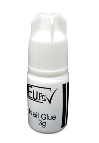 Euro Line 3g Clear Nail Tip Glue Adhesive For Acrylic Nails Tips, Nail Art