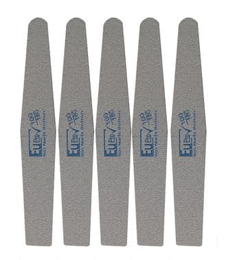 Grey Coffin Salon Emery Nail File 100 / 180 Grit Nails Files Manicure flag