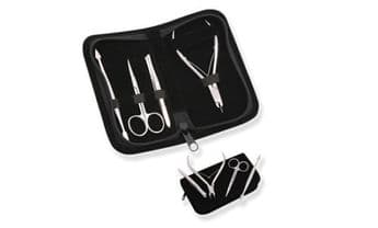 Manicure Kit pushers cuticle nippers cutters tweezers