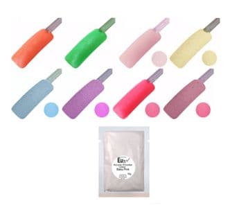 Metallic Acrylic Colour Powder Green Blue Pink Red in Refill Bags