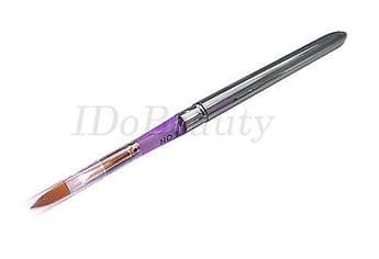 ROUND ACRYLIC NAILS GEL SCULPTURE BRUSHES NAIL SIZE 8 BRUSH 16cm LENGTH