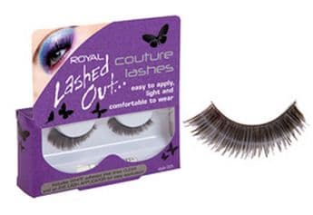 ROYAL LASHED OUT FALSE EYELASH EYELASHES PLUS ADHESIVE GLUE STYLE 005