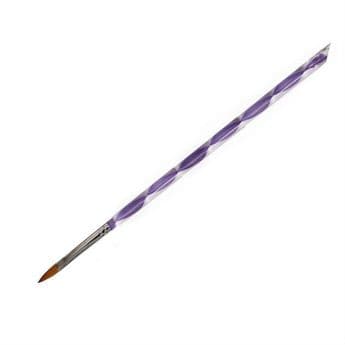 SIZE 8 10 ACRYLIC GEL NAILS BRUSHES POINT NAIL TIP PROFESSIONAL COSMETIC BRUSH