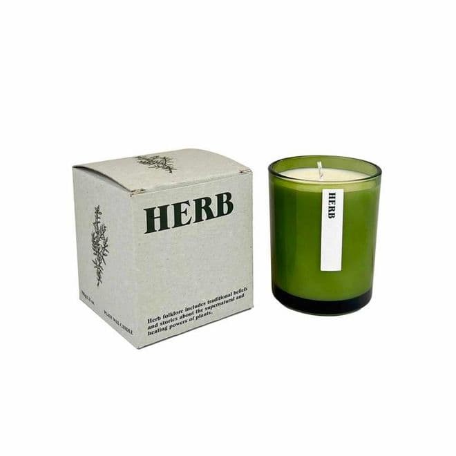 20cl Candle Green Botannical Range - Herb
