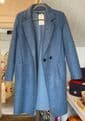 Boucle Coat - Air Force Blue