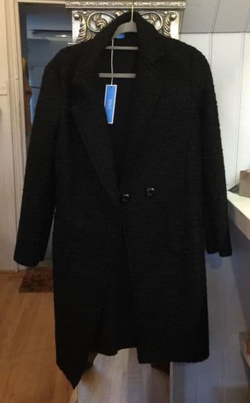 Boucle Coat - Black