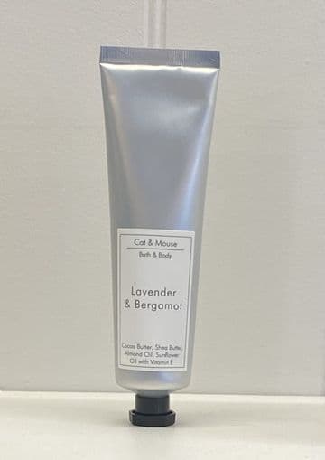 Cocoa & Shea Butter Hand Cream 100g Tube - Lavender & Bergamot