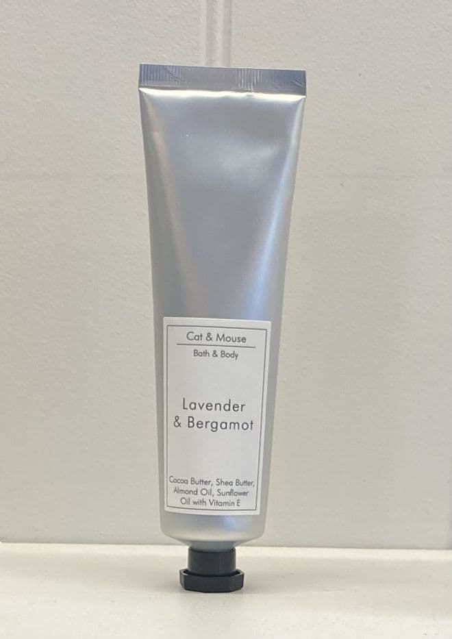 Cocoa & Shea Butter Hand Cream 100g Tube - Lavender & Bergamot