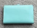 Faux Leather Dogon Style Wallet - Aqua