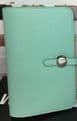 Faux Leather Dogon Style Wallet - Aqua