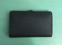 Faux Leather Dogon Style Wallet - Black