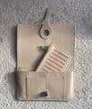 Faux Leather Dogon Style Wallet - Camel