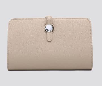 Faux Leather Dogon Style Wallet - Camel