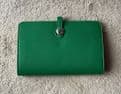 Faux Leather Dogon Style Wallet - Jade