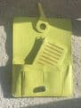 Faux Leather Dogon Style Wallet - Lemon