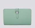 Faux Leather Dogon Style Wallet - Mint