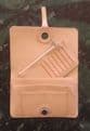 Faux Leather Dogon Style Wallet - Nude Pink