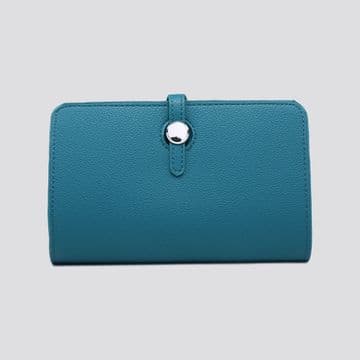 Faux Leather Dogon Style Wallet - Ocean
