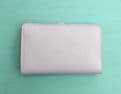 Faux Leather Dogon Style Wallet - Pale Grey