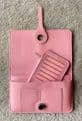 Faux Leather Dogon Style Wallet - Pink