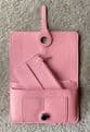 Faux Leather Dogon Style Wallet - Pink