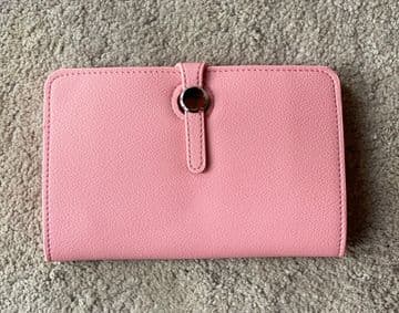 Faux Leather Dogon Style Wallet - Pink