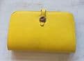 Faux Leather Dogon Style Wallet - Yellow