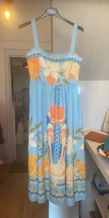 Floral Sundress - Pale Blue