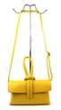 Leather Crossbody Wrist Clutch Bag - Gold
