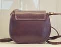 Leather Mini Saddle Bag - Dark Tan
