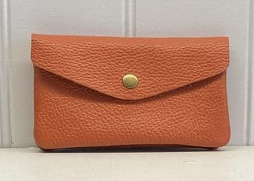 Leather Purse - Burnt Orange