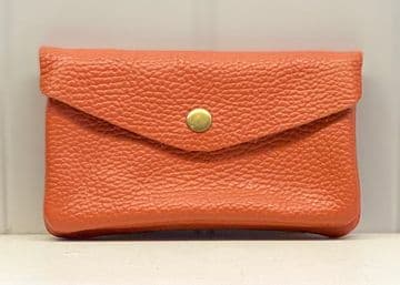 Leather Purse - Orange
