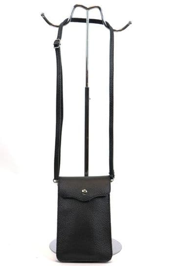 Leather Traveller Bag - Black