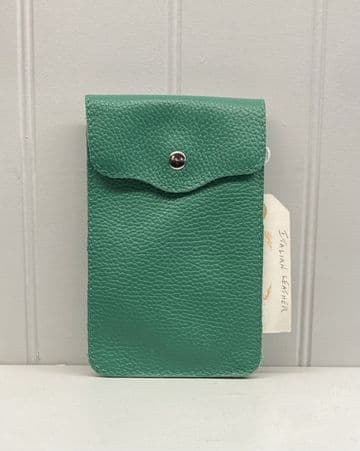Leather Traveller Bag - Green