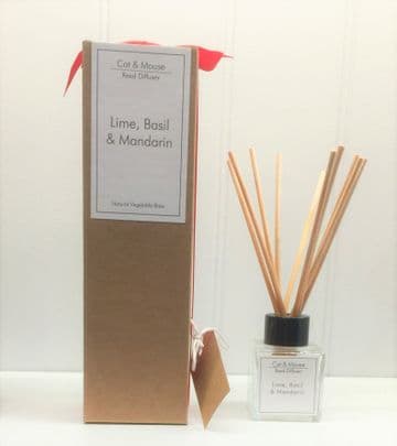 Reed Diffuser - Lime, Basil & Mandarin