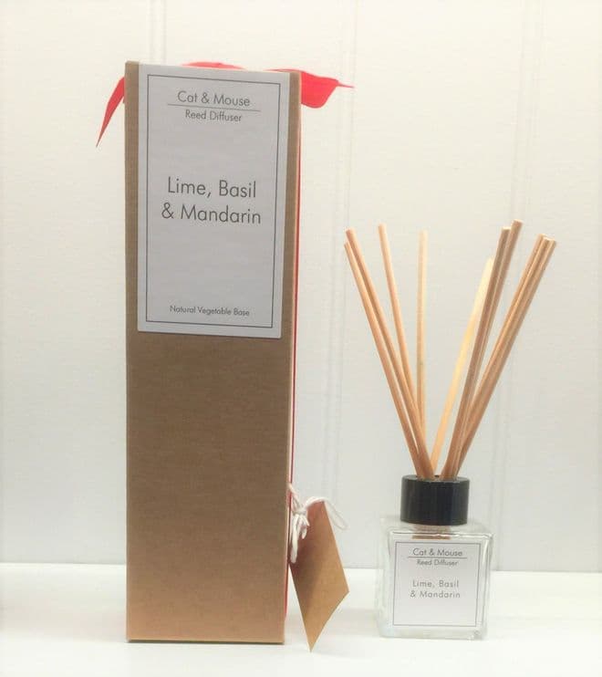 Reed Diffuser - Lime, Basil & Mandarin